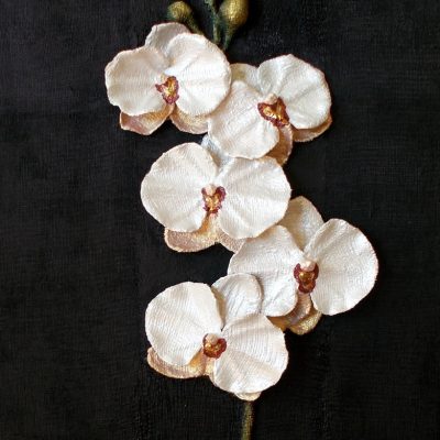 Fehér orchidea 3D